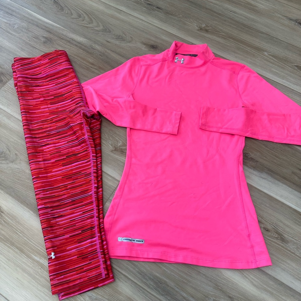 Under Armour Vibrant Pink Athletic Set